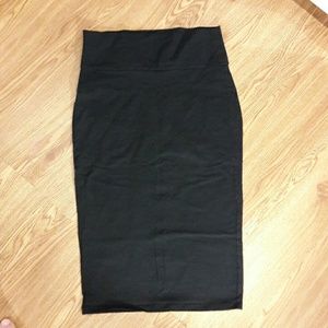 Black Midi Skirt